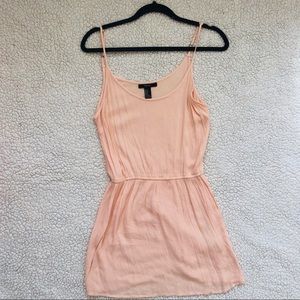 F21 Pastel Peach Pink Mini Dress